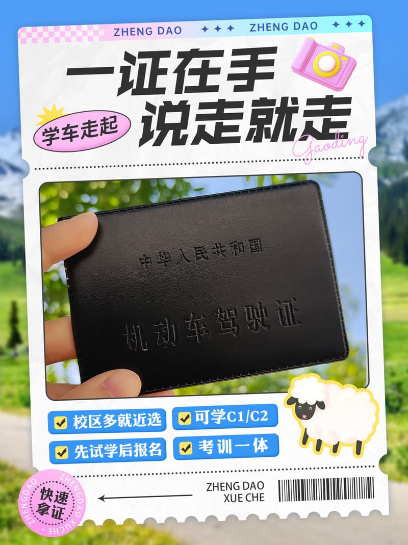 来郑道驾培考驾照